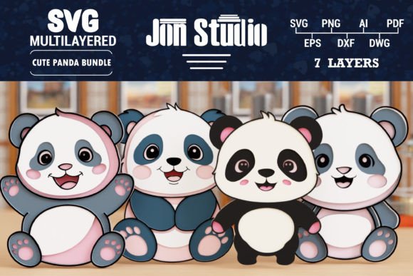 3D Panda SVG Laser Cut Papercut File Bun: The Digital Blueprint for Modern Layered Art