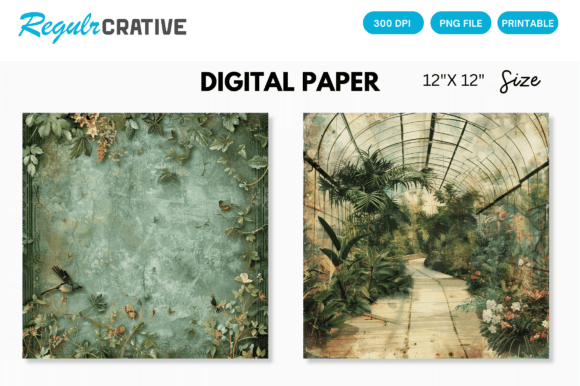 Botanical Garden Digital Scrapbook Paper: A Practical Evaluation for Creators