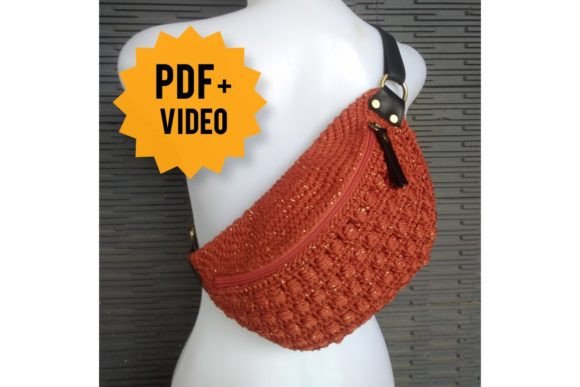 Crochet Puffy Fanny Pack PDF Pattern