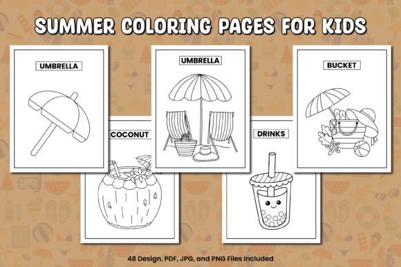 Embrace the Sunshine: Why Summer Coloring Pages for Kids KDP Are the Ultimate Creative Companion