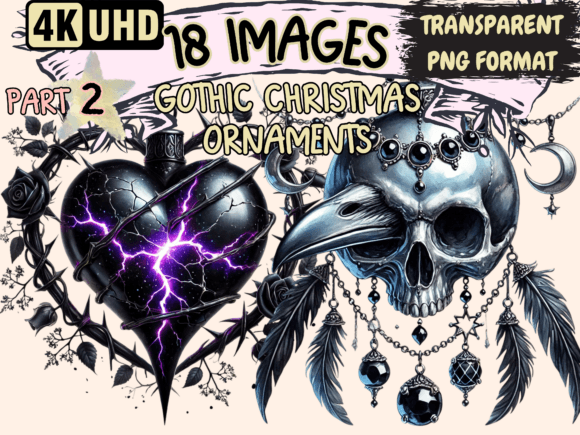 Embracing the Shadowed Season: A Guide to Gothic Christmas Ornaments P2