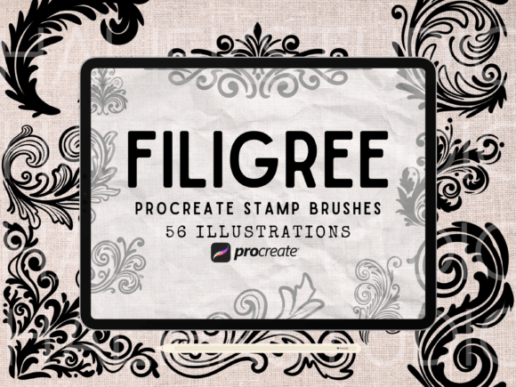 Evaluating the Filigree Procreate Stamp Brush Set for Digital Art and Design Projects