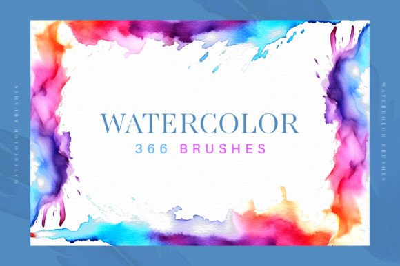 Huge Collection of Watercolor Brushes
