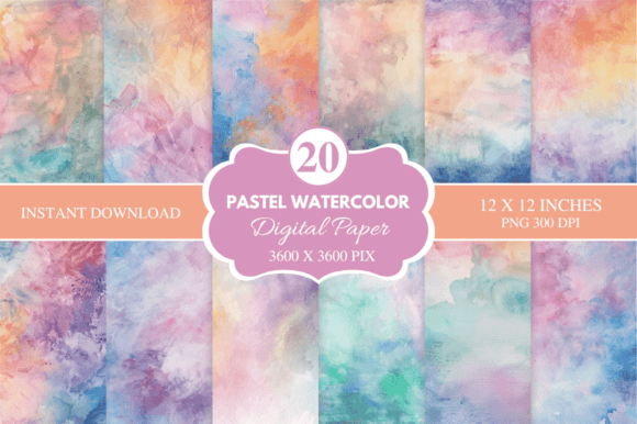 Pastel Watercolor Digital Paper Bundle: A Practical Evaluation for Modern Creators