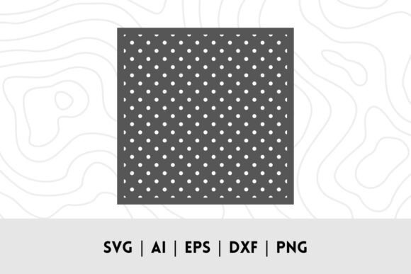 Polka Dot Pattern Stencil SVG for Bold Designs
