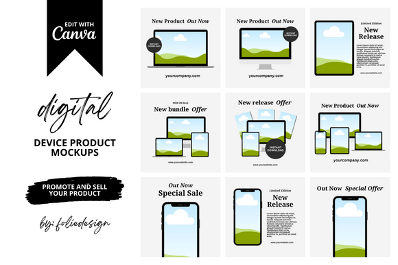 Unlock Your Etsy Potential with a Digital Device Etsy Mockup